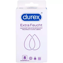 DUREX extra vlhké kondómy, 8 kusov