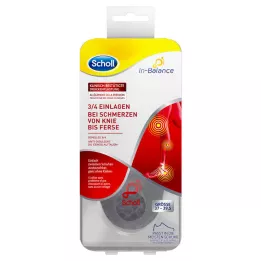 SCHOLL 3/4 vložky na bolesti päty a kolien 37-39,5, 1X2 ks