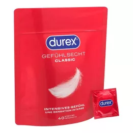 DUREX Ultratenké kondómy Feeling Real, 40 ks