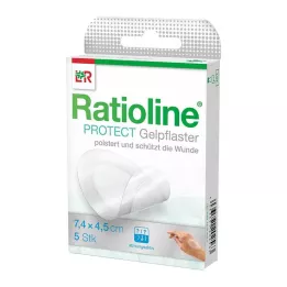 RATIOLINE ochranná gélová omietka 4,5x7,4 cm, 5 ks