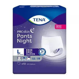 TENA PANTS nočné super L jednorazové nohavice, 10 ks