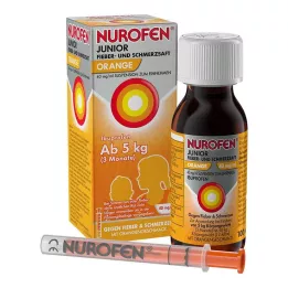 NUROFEN Sirup proti horúčke a bolesti Junior Oran.40 mg/ml, 100 ml