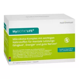 MYBIOTIK LIFE+ Kombinované balenie 30x1,5 g Plv.+60 kapsul., 1 ks