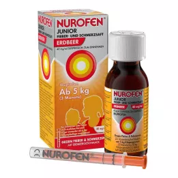 NUROFEN Sirup proti horúčke a bolesti Junior Jahoda 40 mg/ml, 150 ml