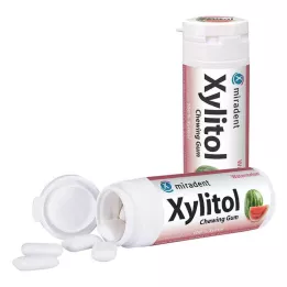 MIRADENT Xylitolová žuvačka Vodný melón, 30 ks