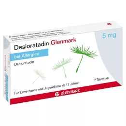 DESLORATADIN Glenmark 5 mg tablety, 7 ks
