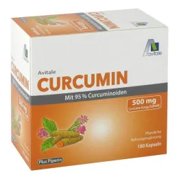 Kurkumín 500 mg 95% kurkuminoidy + piperínové kapsuly, 180 ks