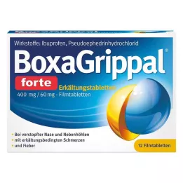 BOXAGRIPPAL forte studená tableta. 400 mg/60 mg FTA, 12 ks