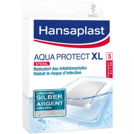 HANSAPLAST Aqua Protect krytie na rany antibakteriálne 6x7 cm, 5 ks