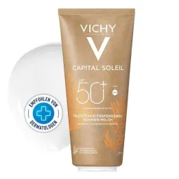 Vichy Capital Soleil hydratačné mlieko na opaľovanie LSF 50+, 200 ml