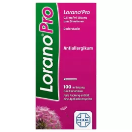 LORANOPRO 0,5 mg/ml perorálny roztok, 100 ml