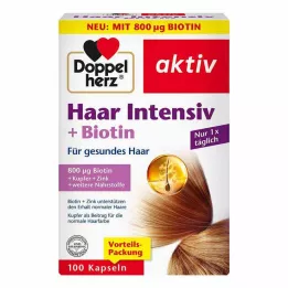 DOPPELHERZ Hair Intensive+Biotin Capsules, 100 ks