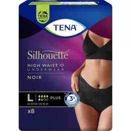 TENA SILHOUETTE plus L noir, 8 kusov