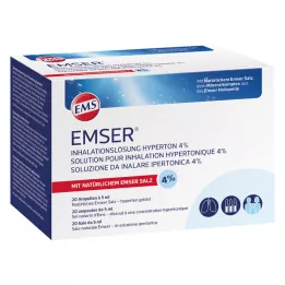 EMSER Hypertonický inhalačný roztok 4%, 20X5 ml