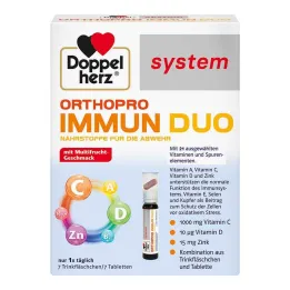 Ampulky na pitie Doppelherz Orthopro Immun Duo system, 7 ks