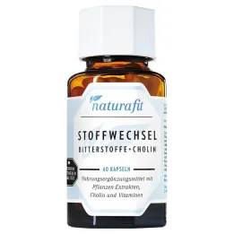 Naturafit Metabolism Horké látky + cholínové kapsuly, 60 ks
