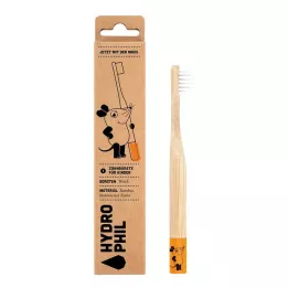 NACHHALTIGE Detská zubná kefka na myš Bamboo Orange Soft, 1 ks