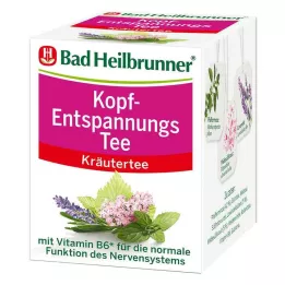 BAD HEILBRUNNER Filtračné vrecká na čaj na relaxáciu hlavy, 8 ks