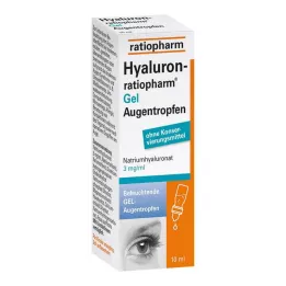 HYALURON-RATIOPHARM Gélové očné kvapky, 10 ml