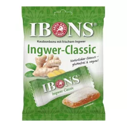 IBONS Zázvorové klasické vrecko žuvacích cukroviniek, 92 g