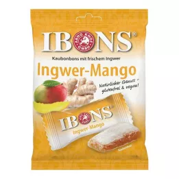 IBONS Zázvorovo mangové vrecko žuvacích cukroviniek, 92 g