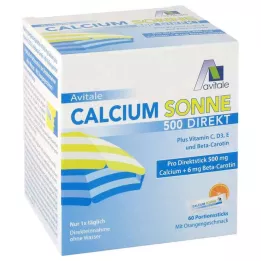 CALCIUM SONNE 500 tyčiniek na priame porcie, 60 ks