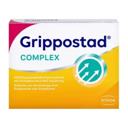 GRIPPOSTAD Komplex ASS/Pseudoeph.500/30 mg Pomaranč, 20 ks