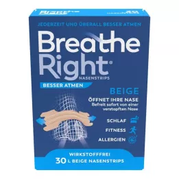 BESSER Nosová zátka Atmen Breathe Right veľká béžová, 30 ks