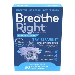 BESSER Nosová zátka Atmen Breathe Right normálna priehľadná, 30 ks