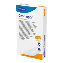 Cosmopor priehľadný filmový obväz 10x20 cm sterilný, 5 kusov