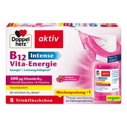 Fľaša na pitie energie Doppelherz B12 Intense Vita, 8 ks