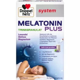 DOPPELHERZ Melatonin Plus pitný granulátový systém Btl, 30 ks