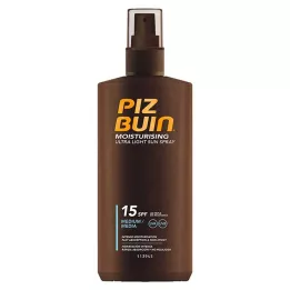 PIZ Buin hydratačný ultra ľahký sprej na opaľovanie LSF 15, 200 ml