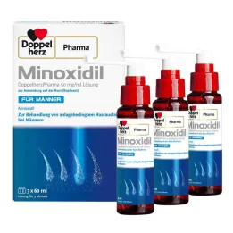 MINOXIDIL DoppelherzPharma 50 mg/ml roztok pre mužov, 3x60 ml