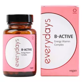 EVERDAYS B-Active Energy Vitamin Complex vegan Kps, 60 ks