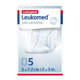 Leukomed® skin sensitive 5x7,2 cm, 5 ks