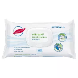 MIKROZID citlivé utierky premium Des.MP+Flä.Softp., 50 ks