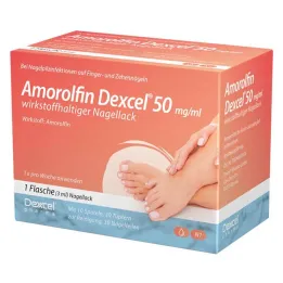 Amorolfin Dexcel® 50 mg/ml aktívny lak na nechty, 3 ml