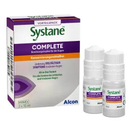 Systane® COMPLETE bez konzervačných látok, 2X10 ml