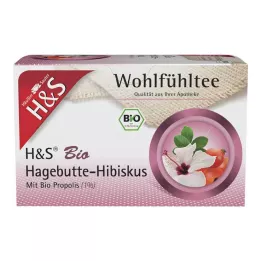 H&S Bio šípkovo-ibištekové filtračné vrecká, 20 x 3,0 g