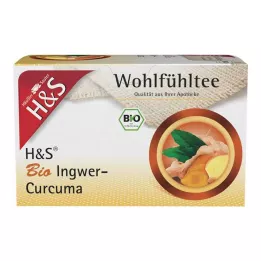H&amp;S Bio zázvorovo-kurkumové filtračné vrecká, 20X1,25 g