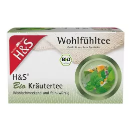 H&amp;S Organické filtračné vrecká na bylinkový čaj, 20X1,5 g