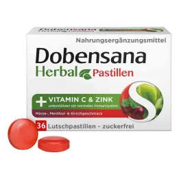 Dobensana Herbal Kirschgeschm.vit.c & Zinková pastilka.(36 kusov)