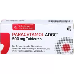 PARACETAMOL ADGC 500 mg tablety, 10 ks
