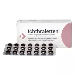 ICHTHRALETTEN 200 mg gastrorezistentné tablety, 84 ks