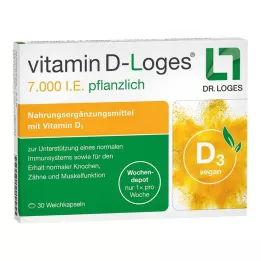 VITAMIN D-LOGES 7 000 IU bylinný týždenný depot, 30 ks