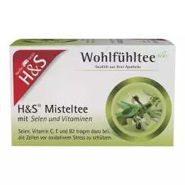 H&amp;S Imelový čaj so selénom a vitamínmi filtračné vrecká, 20X2 g
