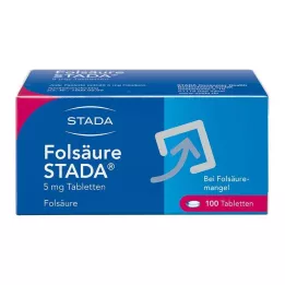 FOLSÄURE STADA 5 mg tablety, 100 ks