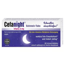 CEFANIGHT intens 2 mg taviteľné tablety, 60 ks