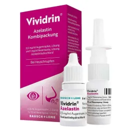 Kombinované balenie Vividrin® Azelastín na alergie na sennú nádchu & , 1 ks